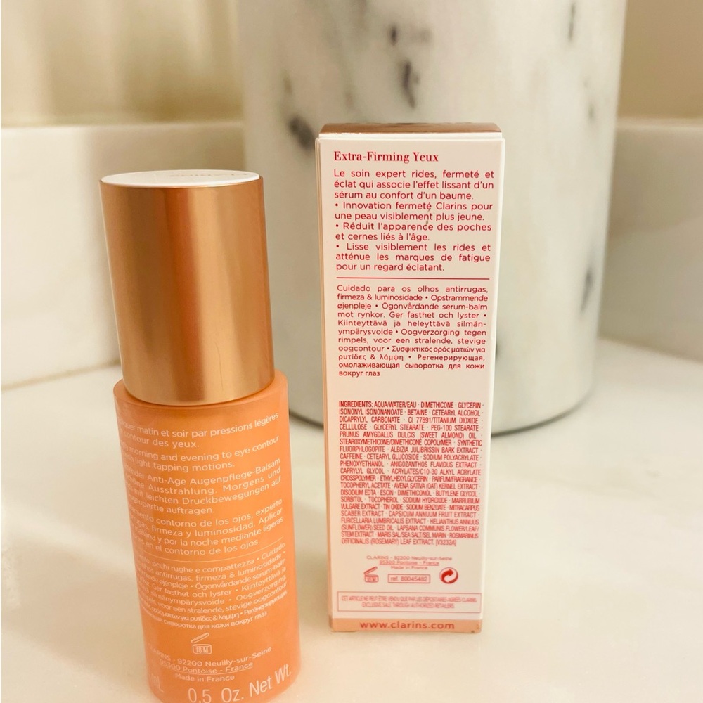 Clarins Extra-Firming Eye Treatment .05 oz
New in Box - Picture 2 of 2